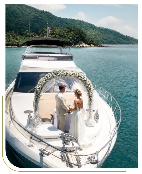 Аренда яхты для свадьбы на Пхукете для гостей из Кизляра